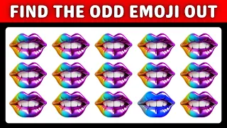 FIND THE ODD EMOJI OUT in these Emoji Quizzes |  Odd One Out Puzzle | Spot The Difference