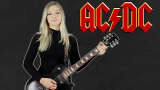 SHOOT TO THRILL - AC/DC | Guitar Cover + Solos by Anna Cara