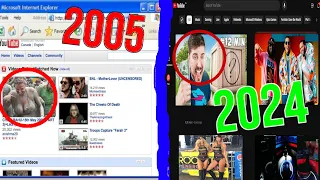 Evolution of the YouTube Homepage