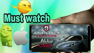 Asphalt 9 legend's all cars review in 2018