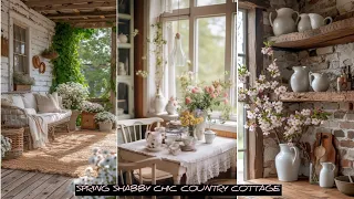 Spring classical country cottage Shabby chic decor ideas Vintage-Inspired |Home Interior rusticStyle