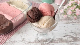 quick HOMEMADE ICE CREAM! WITHOUT milk, sugar and ice cream maker! Delicious and simple!