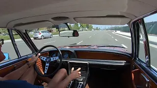 BMW 3 0cs Acceleration, Two gears shifting at Redline