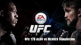 UFC 179 ALDO VS MENDES simulation EA UFC