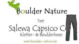 Salewa Capsico CO - Test & Hands on | Kletterhose & Boulderhose