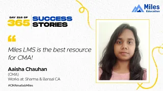 US CMA  Aaisha Chauhan | Day 216 | 365 days, 365 success stories # Season2
