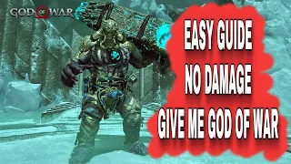 God of War PS4 - Bridge Keeper Boss Battle 11 [GMGOW] No Damage