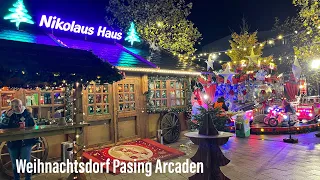 Weihnachtsdorf Pasing Arcaden 2022 seit 17.11.2022  - Pasinger Kinderweihnacht  - erste Impressionen