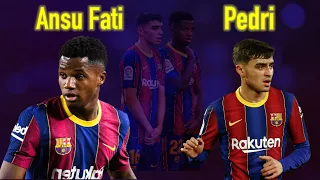 Ansu Fati & Pedri • The Future of Barcelona • 2021 Skills, Goals & Assists