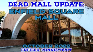 Dead Mall Update: Enfield Square Mall. It's Literally Falling Apart! October 2022. Enfield, CT.