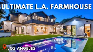 Inside LA's MOST LUXURIOUS Modern Farmhouse! This home will BLOW your mind!