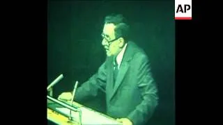 SYND 28 9 77 SOVIET FOREIGN MINISTER GROMYKO ADDRESSES THE UNITED NATIONS