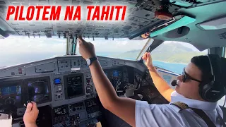 V kokpitu s piloty Air Tahiti na letu z Bora Bora do Papeete - DRUHÁ ČÁST