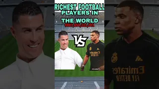 Top 10 Richest Footballers in the World 2024 #football  #cristianoronaldo  #shorts #messi