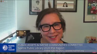 Public Assets and Native Communities Committee Special Meeting 7/16/21