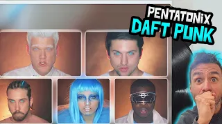 First Time Hearing Pentatonix - Daft Punk (REACTION)