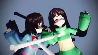 [MMD x Undertale] Partners In Crime (Frisk x Chara)