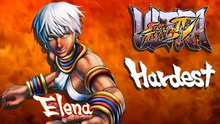 Ultra Street Fighter IV - Elena Arcade Mode (HARDEST)
