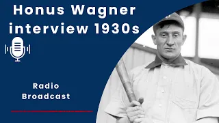 Honus Wagner talking and fielding ground balls in 1933