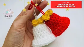 CROCHET easy CHRISTMAS BELLS