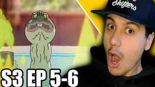 The Amazing World Of Gumball S3 Ep 5-6 (REACTION) EVIL TURTLE!!