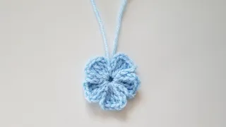 How to Crochet a FLOWER - Absolute Beginners Tutorial