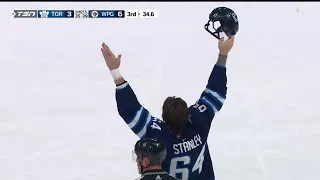 Toronto Maple Leafs vs Winnipeg Jets Scrum