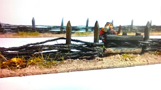 Making Wattle Fences for Tabletop Games (D&D, Warhammer, MESBG, EZD6, Force of Virtue)