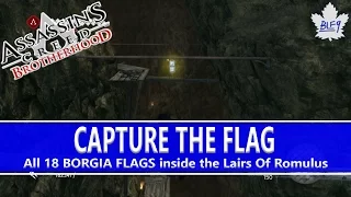 AC Brotherhood – Capture The Flag Achievement/Trophy Guide | 18 Borgia Flags in Romulus Lairs