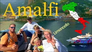 Amalfi 🇮🇹 #5 Wodne TAXI  Praiano. Ciasne Uliczki, tunele , schody, ale pięknie