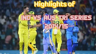 Australia v India, MCG II ODI Tri-Series 2014-15 II Highlights