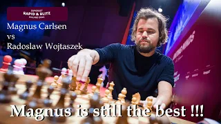 Magnus is still the best  |  Magnus Carlsen vs Radoslaw Wojtaszek  |  Superbet Blitz Poland