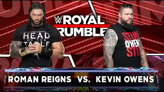Roman Reigns vs Kevin Owens at WWE Royal Rumble ll WWE 2K22 Gameplay.....Legendry Level