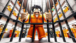 Escaping MAX SECURITY PRISON in ROBLOX!!