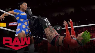 WWE 2K24 RAW SHOTZI VS WENDY CHOO + LIV MORGAN ATTACKS SHOTZI DURING THE MATCH