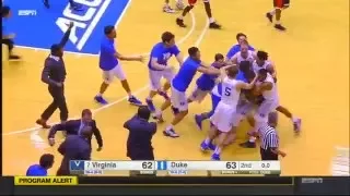 Grayson Allen's game-winning shot at the buzzer against Virginia