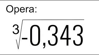 RAÍZ CÚBICA CON RADICANDO NEGATIVO. La explicación. Matemáticas Básicas