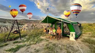 YENİ ÇADIRIMIZ İLE KAPADOKYA’DA KAMP/ KIZILÇUKUR VADİSİNDE KAMP