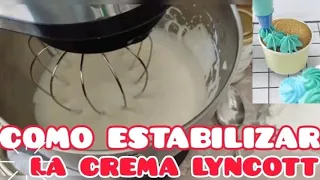 Cómo estabilizar la crema lyncott