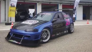 Honda Civic EG k24 - PB : 1.21.8 @ Serres Circuit