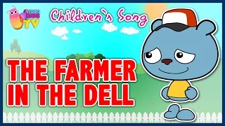 ♫♪ THE FARMER IN THE DELL ♫♪ children's song cartoons