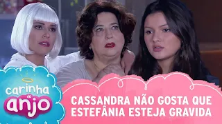 Cassandra não gosta da gravidez de trigêmeos de Estefânia | Carinha de Anjo