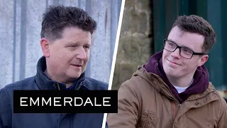 Emmerdale - Vinny Unknowingly Meets His Dad Paul