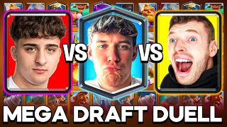 😱🤯BIGSPIN vs. LUKAS vs. DOMINIK - MEGA AUSWAHL DUELL AM LIMIT... | Clash Royale Deutsch