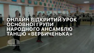 Онлайн відкритий урок основної групи народного ансамблю танцю «Вербиченька» — Бердянський МПК