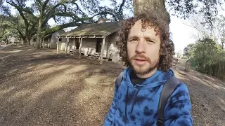 Exploring the interior of a slave camp...