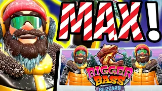 NEW BIGGER BASS BLIZZARD 🤑 MAX BET BONUS & HUGE BIG WINS 🍀 THIS SLOT IS SO GOOD‼️