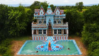 [Full] Build Victorian House And Luxury Swimming Pool With Fire Pit Seating Area For Season Cool