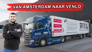 Een dag als vrachtwagenchauffeur met de SCANIA V8!