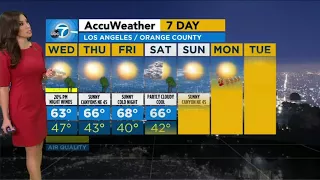 Cold temps, chance of rain on tap for SoCal Wednesday | ABC7